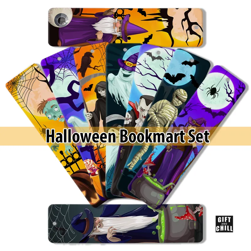 Halloween Bone China Bookmark Set 1 - Gift and Chill