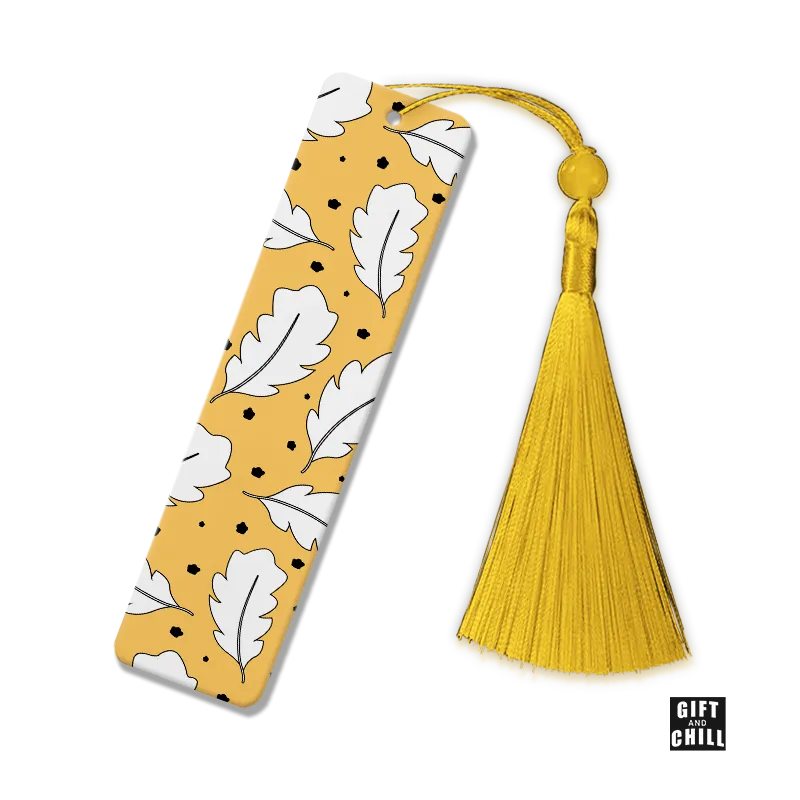 Leaf Pattern Bone China Bookmark 30 - Gift and Chill