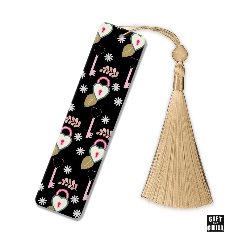 Love Lock Pattern Bone China Bookmark 68 - Gift and Chill