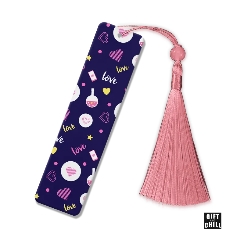 Love Pattern Bone China Bookmark 15 - Gift and Chill