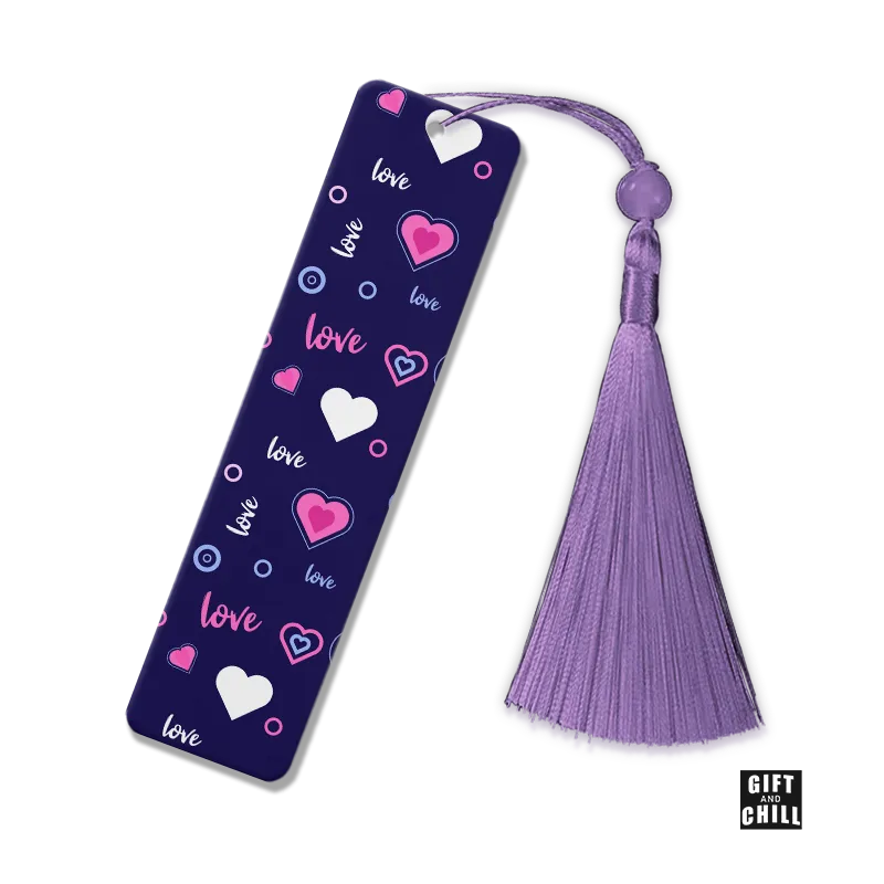 Love Pattern Bone China Bookmark 35 - Gift and Chill